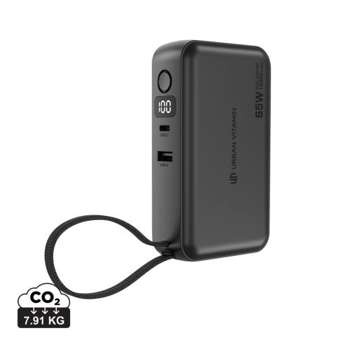 Urban Vitamin Eureka hybrid GANcharger 10000mah powerbank 65W black