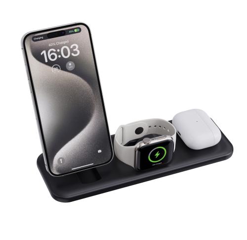 Custom Urban Vitamin Torrance RCS 3 in 1 magnetic 15W charger black