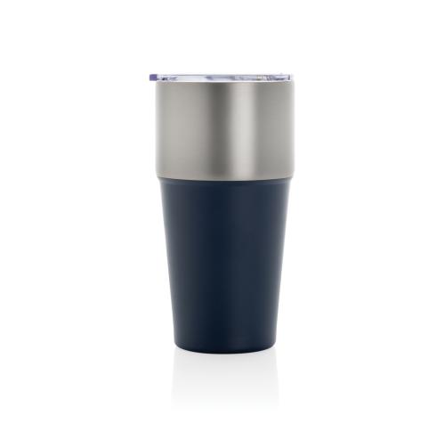 Fluid RCS certified recycled steel tumbler 500ml navy
