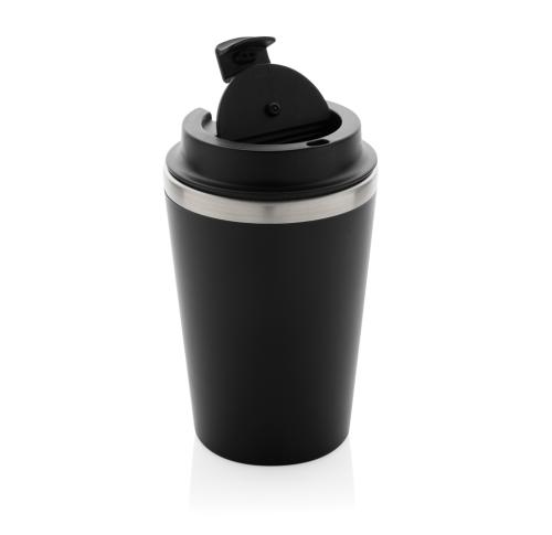 Branded Java RCS recycled double wall tumbler 350ML black
