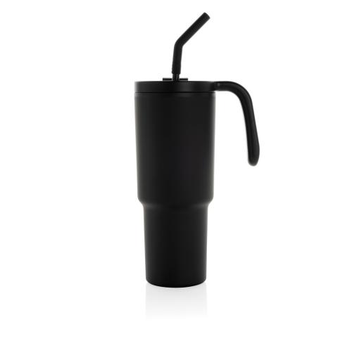 Graphic 360 RCS certified recycled steel tumbler 900ml black