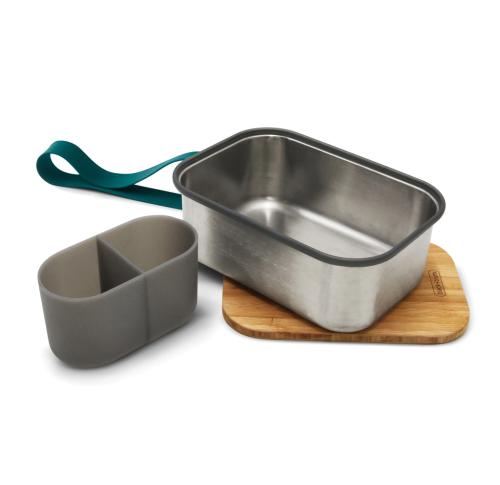 Black+Blum Stainless Steel Sandwich Box Large turquoise