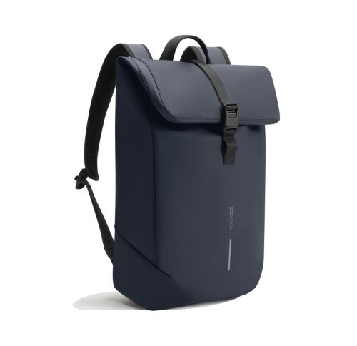 Urban Water Resistant Flap-top Backpack navy, black
