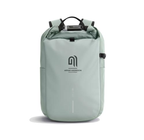 Urban Water Resistant Anti-theft Backpack iceberg green, black
