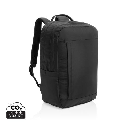 SP Aware™ RPET Edin 100% recycled 15.6 inch laptop backpack black