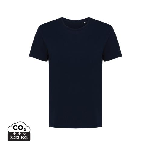 Branded Iqoniq Yala women lightweight recycled cotton t-shirt navy