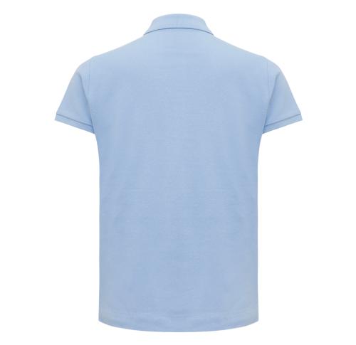 Iqoniq Yosemite women recycled cotton pique polo sky blue