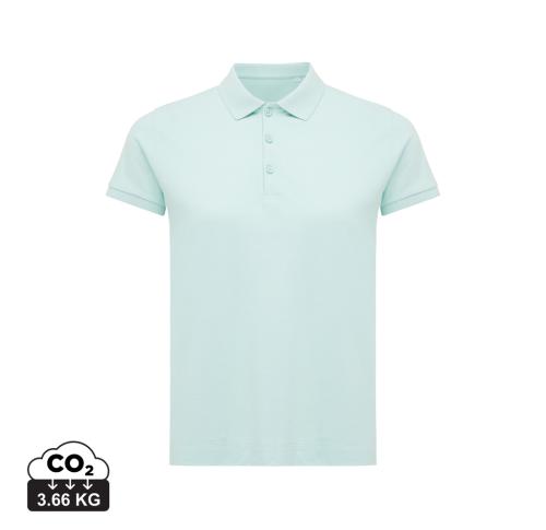Iqoniq Yosemite women recycled cotton pique polo crushed mint