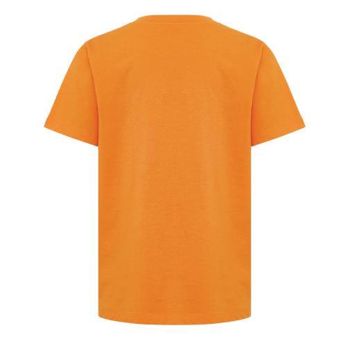 Iqoniq Koli kids lightweight recycled cotton t-shirt orange
