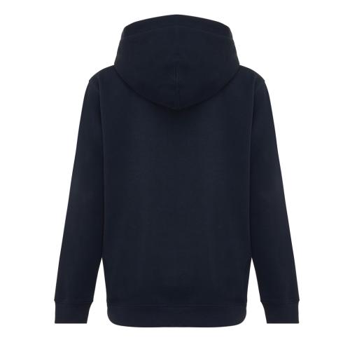 Iqoniq Yengo kids recycled cotton hoodie with sidepockets navy