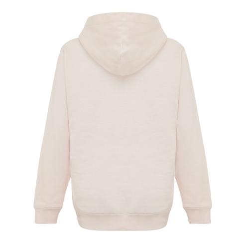 Iqoniq Yengo kids recycled cotton hoodie with sidepockets cloud pink