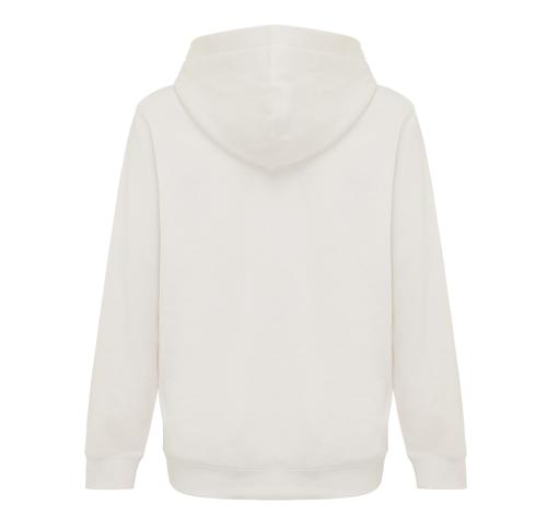 Iqoniq Yengo kids recycled cotton hoodie with sidepockets ivory white