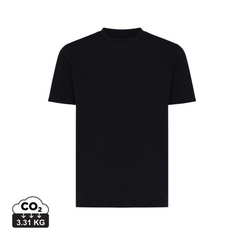 Iqoniq Sierra lightweight recycled cotton t-shirt black