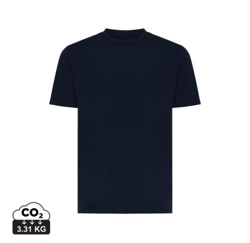 Iqoniq Sierra lightweight recycled cotton t-shirt navy