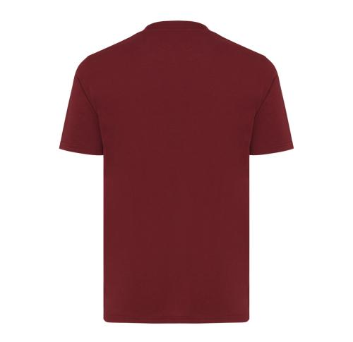 Branded Iqoniq Sierra lightweight recycled cotton t-shirt burgundy