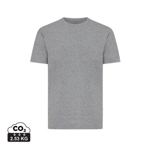 Iqoniq Sierra lightweight recycled cotton t-shirt light heather anthracite