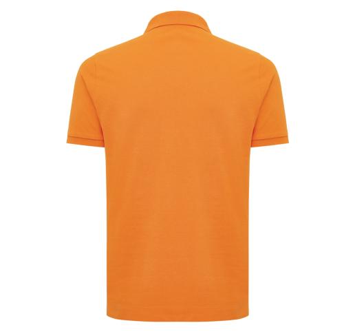 Iqoniq Yosemite recycled cotton pique polo orange