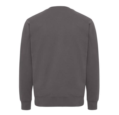 Iqoniq Kruger relaxed recycled cotton crew neck anthracite