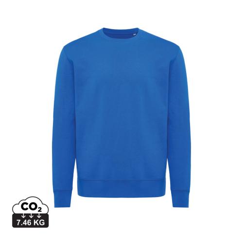 Iqoniq Etosha lightweight recycled cotton crew neck royal blue