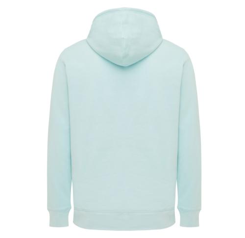 Branded Iqoniq Rila lightweight recycled cotton hoodie crushed mint