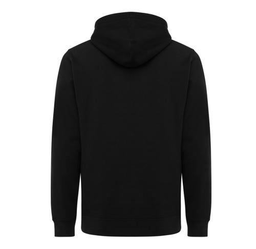 Iqoniq Yengo recycled cotton hoodie with sidepockets black