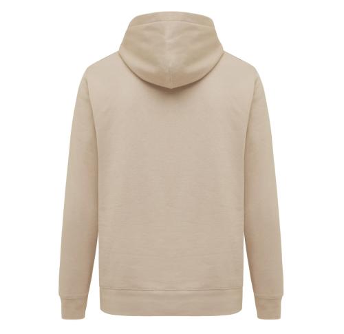 Iqoniq Yengo recycled cotton hoodie with sidepockets desert