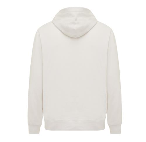 Iqoniq Yengo recycled cotton hoodie with sidepockets ivory white