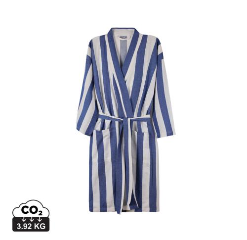 VINGA Ornos GRS hammam robe S/M blue, white