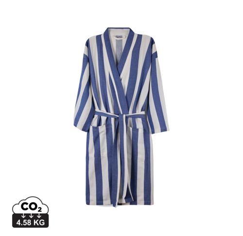 VINGA Ornos GRS hammam robe L/XL blue, white