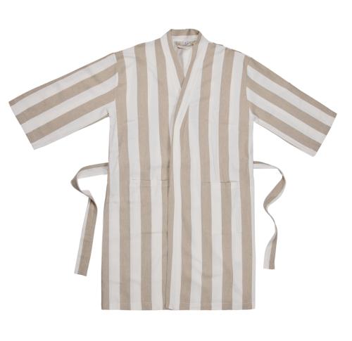 VINGA Ornos GRS hammam robe L/XL beige, white