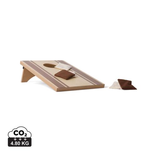 VINGA Cornhole game brown Printed Logo