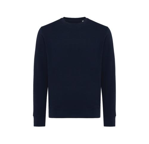 Iqoniq Etosha lightweight recycled cotton crew neck navy
