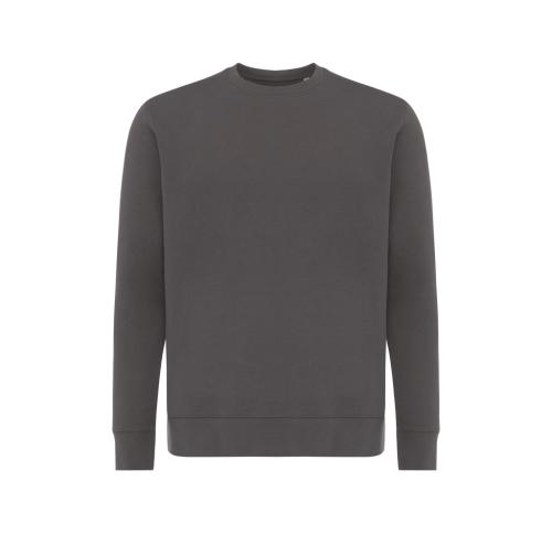Iqoniq Etosha lightweight recycled cotton crew neck anthracite