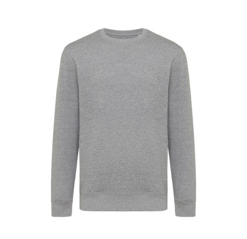 Iqoniq Etosha lightweight recycled cotton crew neck light heather anthracite