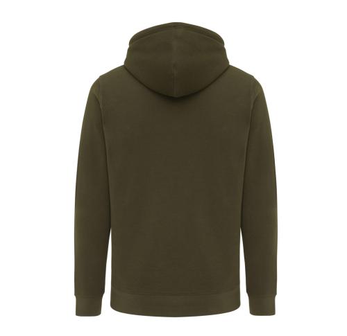 Iqoniq Rila lightweight recycled cotton hoodie khaki