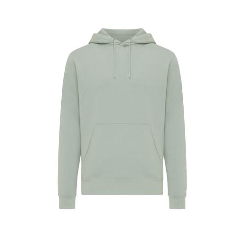 Iqoniq Rila lightweight recycled cotton hoodie iceberg green Custom Logo