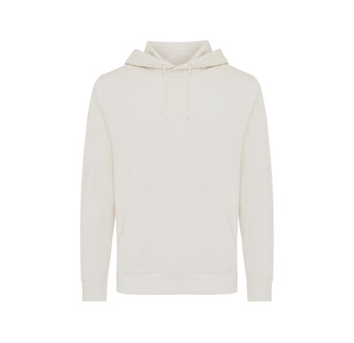 Iqoniq Rila lightweight recycled cotton hoodie ivory white