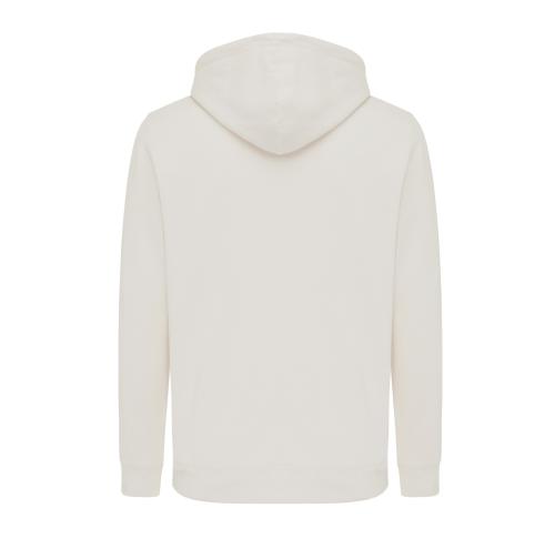 Iqoniq Rila lightweight recycled cotton hoodie ivory white