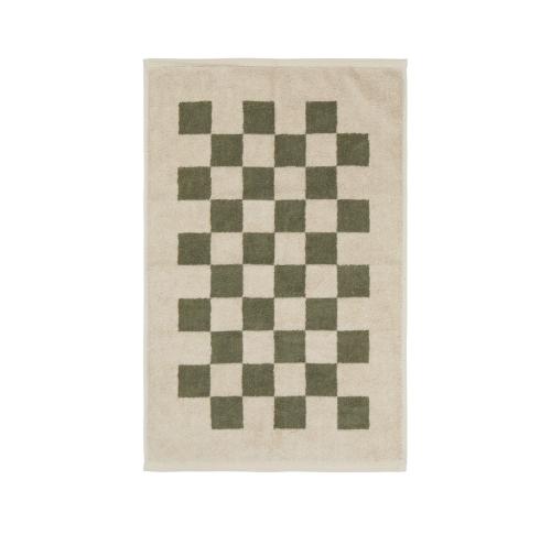 VINGA Elba OCS organic cotton towel, 4 pcs set green, beige