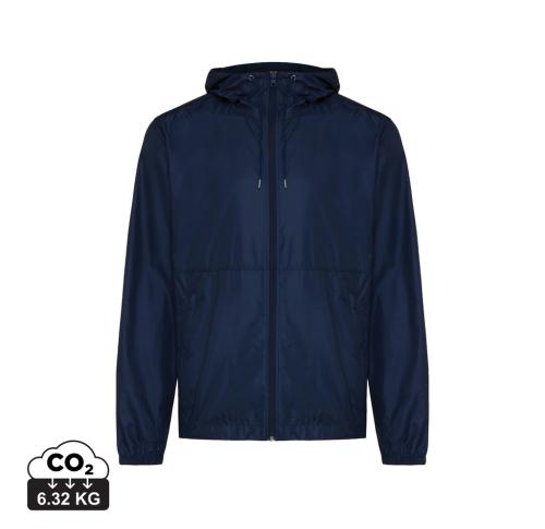 Iqoniq Logan recycled polyester lightweight jacket navy