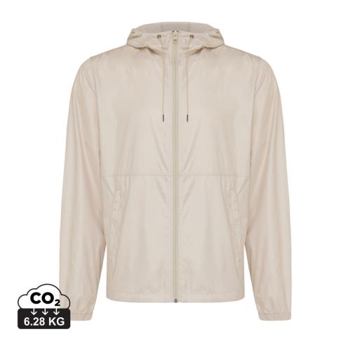 Iqoniq Logan recycled polyester lightweight jacket beige