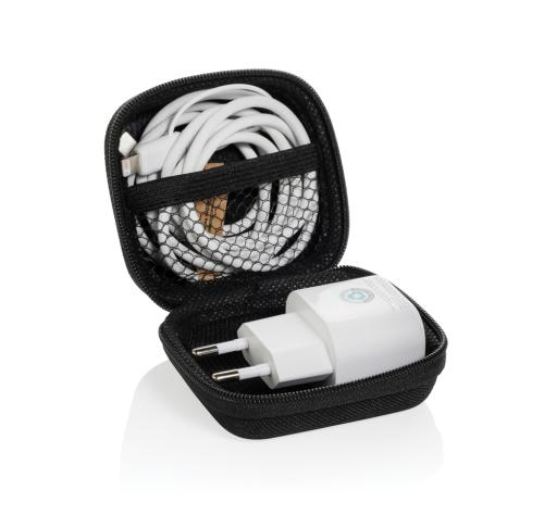 Boost RCS reycled PET 20W type C 2 pcs charging set black