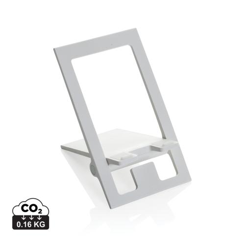SnapStand RCS recycled plastic foldable phone stand white