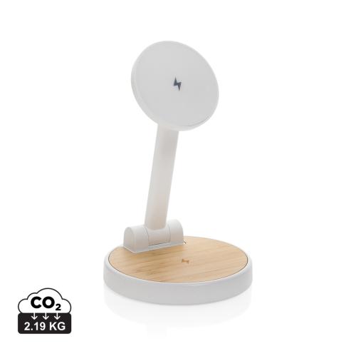 Ontario RCS rplastic 15W magnetic charging 2 in 1 stand white