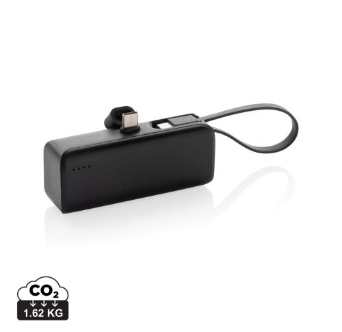 Powerlink RCS rplastic 3000 mah powerbank USB C connector black