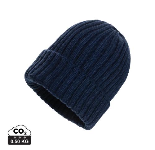 Kennedi AWARE™ Polylana® beanie with large rib navy