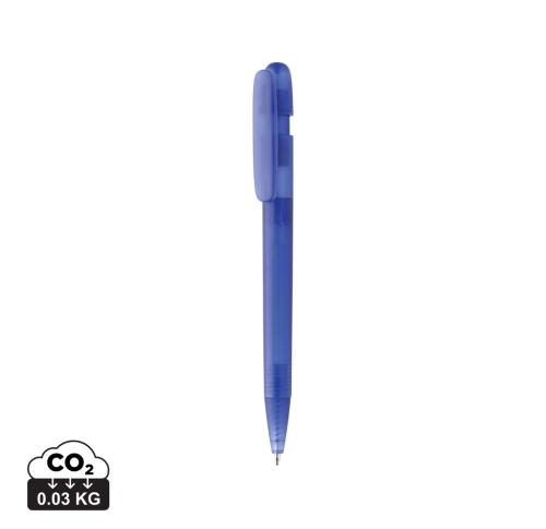 Devin GRS certified RABS pen transparent blue