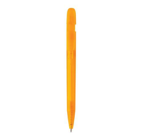Branded Devin GRS certified RABS pen transparent orange