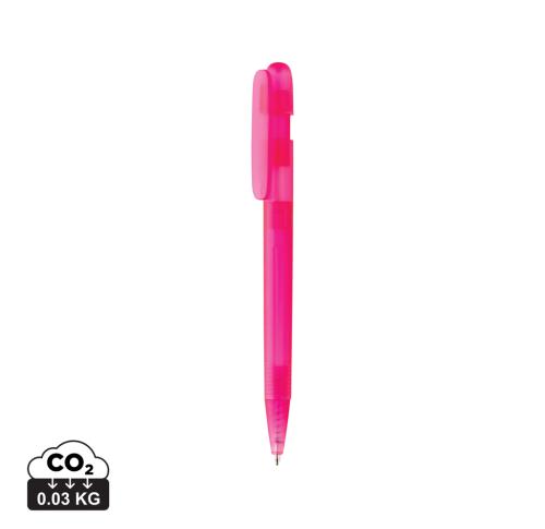 Devin GRS certified RABS pen transparent pink