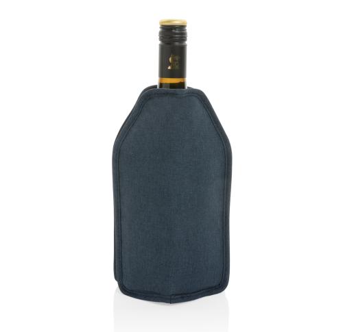 Vino AWARE™ RPET wine cooler sleeve navy
